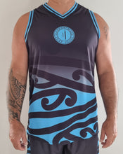 Load image into Gallery viewer, MANAAKI MADE PUHORO BASKETBALL SINGLET