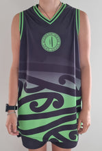 Load image into Gallery viewer, MANAAKI MADE PUHORO BASKETBALL SINGLET