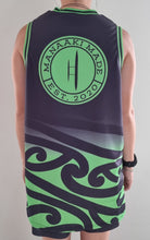 Load image into Gallery viewer, MANAAKI MADE PUHORO BASKETBALL SINGLET