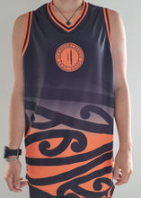 Load image into Gallery viewer, MANAAKI MADE PUHORO BASKETBALL SINGLET