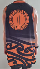 Load image into Gallery viewer, MANAAKI MADE PUHORO BASKETBALL SINGLET