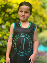 Load image into Gallery viewer, MANAAKI MADE 2.0 KIDS BASKETBALL SINGLET