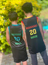 Load image into Gallery viewer, MANAAKI MADE 2.0 KIDS BASKETBALL SINGLET