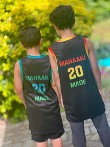 MANAAKI MADE 2.0 KIDS BASKETBALL SINGLET