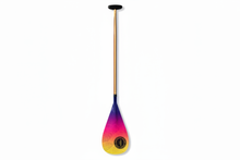 Load image into Gallery viewer, Wooden shaft paddle with pink Pacifica blade