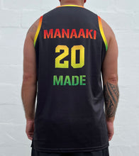 Load image into Gallery viewer, MANAAKI MADE 2.0 BASKETBALL SINGLET